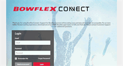 Desktop Screenshot of bowflexconnect.com